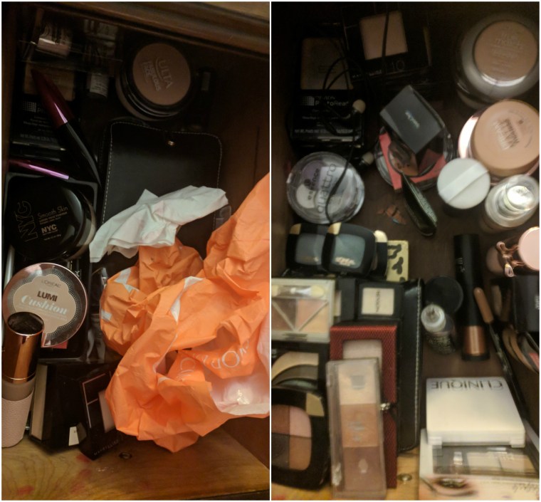 Drawer 1 - before + after